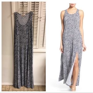 Michael Kors Maxi sleeveless dress with leg slit